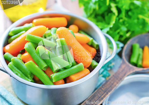 Image of carrot and green beans