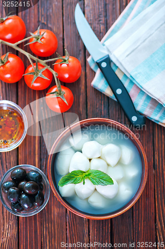 Image of mozzarella in bowl 