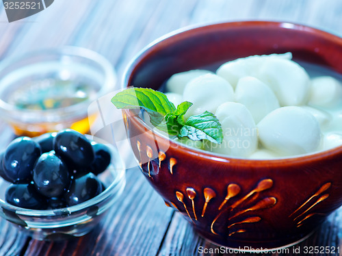 Image of mozzarella in bowl 