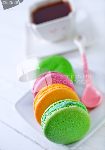 Image of color macaroons