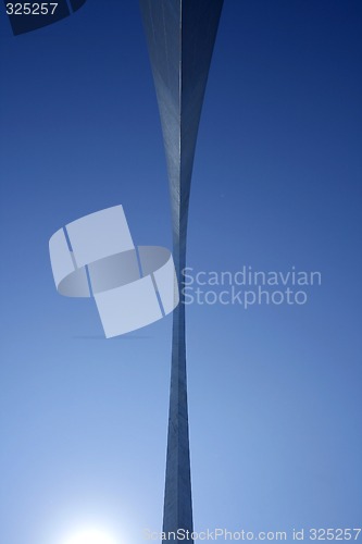 Image of Close up on The Arch at St. Louis