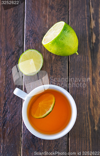 Image of tea with lemon