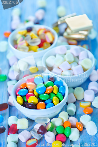 Image of color candy