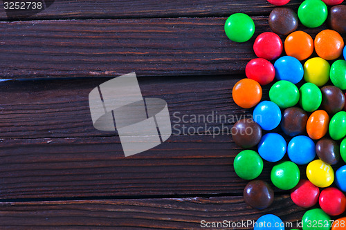 Image of color chocolate candy 