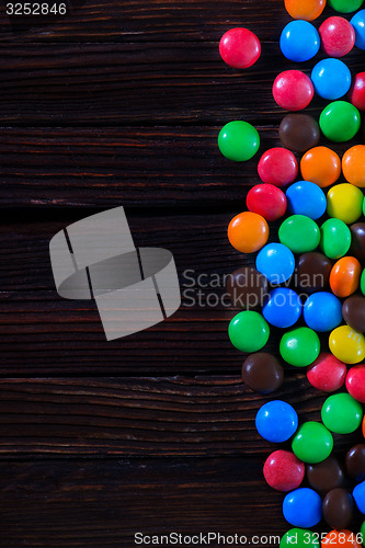 Image of color chocolate candy 