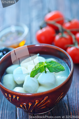 Image of mozzarella in bowl 