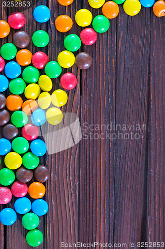 Image of color chocolate candy 