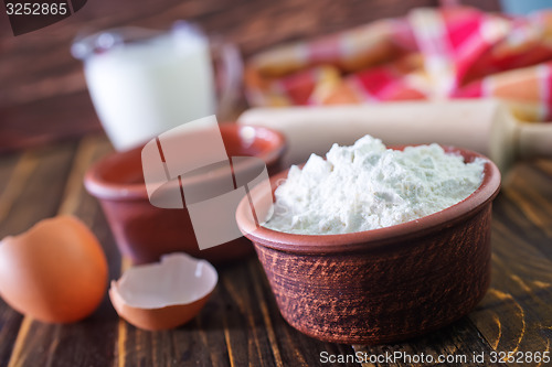 Image of ingredients for dough