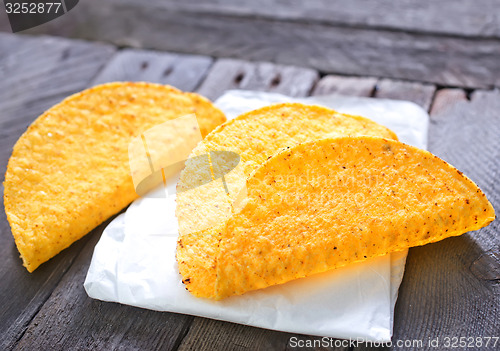 Image of taco or tortilla shells