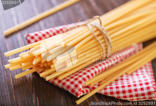 Image of raw pasta