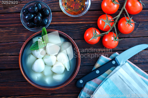 Image of mozzarella in bowl 