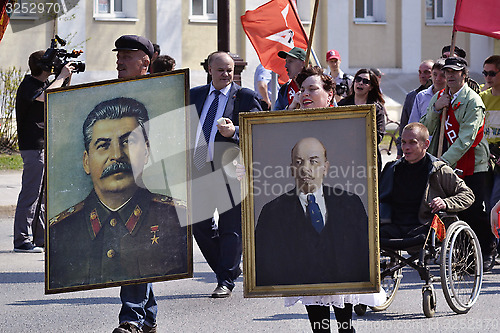Image of Demonstration of the Communist Party of the Russian Federation f