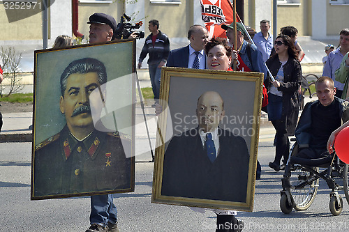 Image of Demonstration of the Communist Party of the Russian Federation f