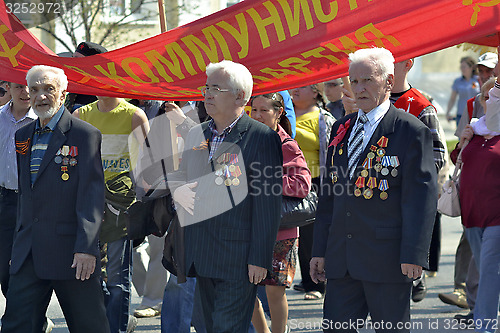 Image of Demonstration of the Communist Party of the Russian Federation f