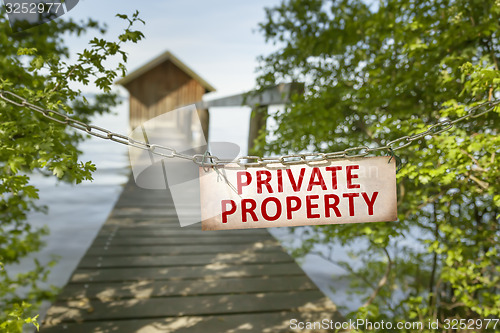 Image of private property sign