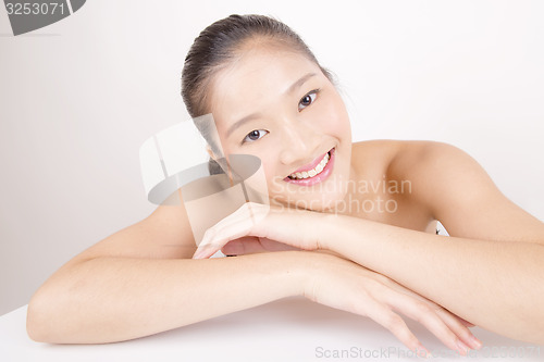 Image of Beautiful young Asian girl portrait