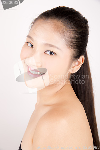 Image of Beautiful young Asian girl portrait