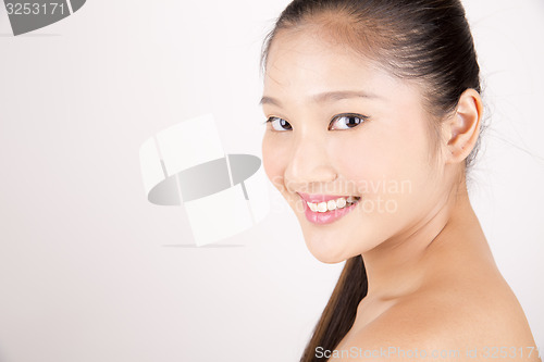 Image of Beautiful young Asian girl portrait