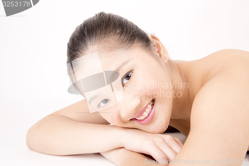 Image of Beautiful young Asian girl portrait