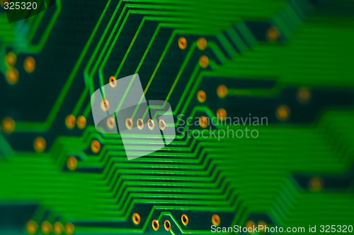 Image of Electronics - back of a circuit board