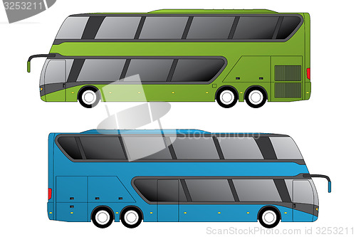 Image of Double decker coaches