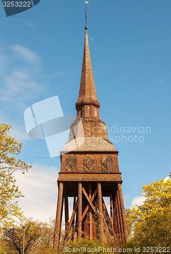 Image of Traditional wooden Swedish Church