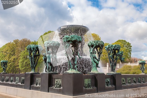 Image of OSLO  Sculptures at the Vigeland Park, Norway