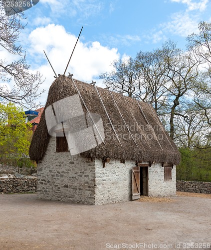 Image of Traditional old Viking Age house