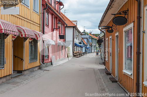 Image of Stockholm. Narrow streets of city