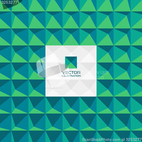 Image of Abstract 3d geometric background. With place for text. 