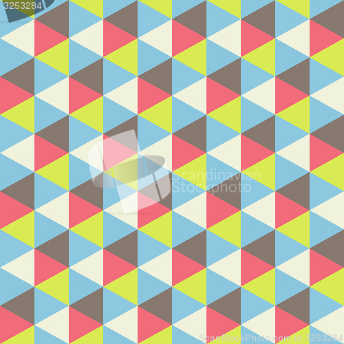 Image of Abstract geometric seamless pattern. Vector Illustration.  