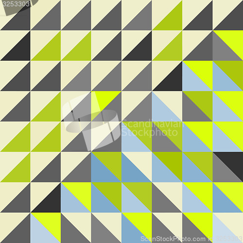 Image of Geometric triangles background. Mosaic. 