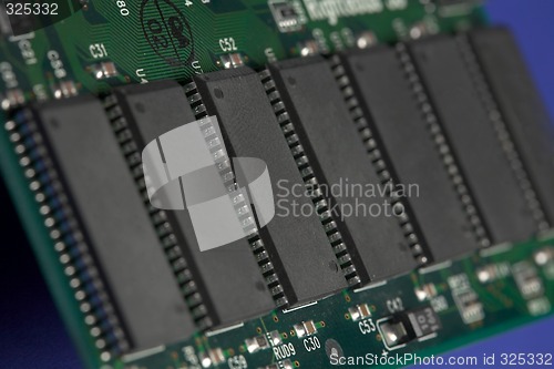 Image of Electronics - memory banks.