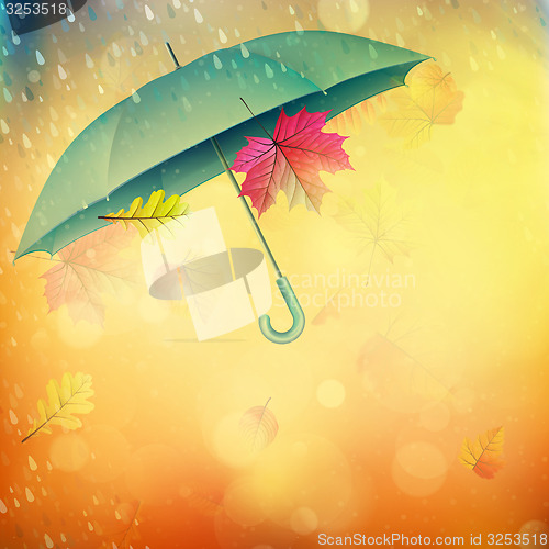 Image of Theme of autumn. EPS 10 