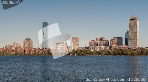 Image of Skyline of Back Bay Boston, Massachusetts