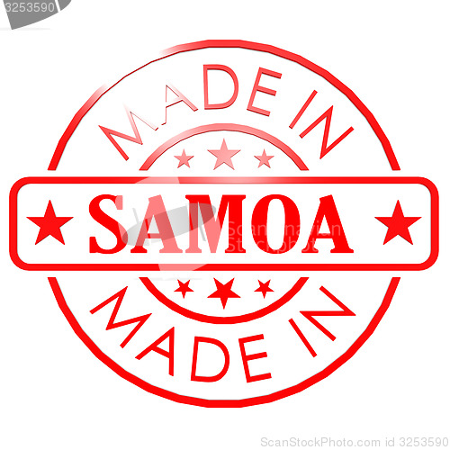 Image of Made in Samoa red seal