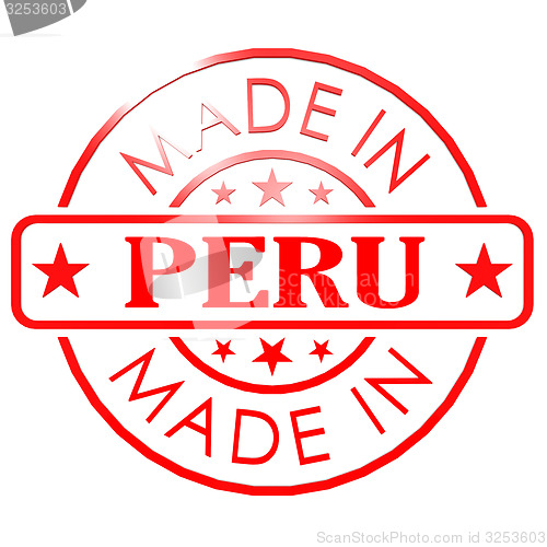 Image of Made in Peru red seal