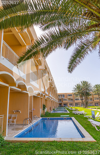 Image of Swimming pools near hotel at resort