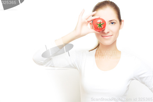Image of focus on tomatoes