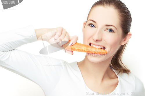 Image of eating the carrot