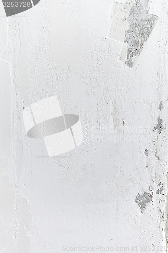 Image of Grungy white concrete wall background