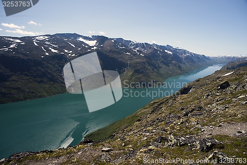 Image of Besseggen Ridge in Jotunheimen National Park, Norway