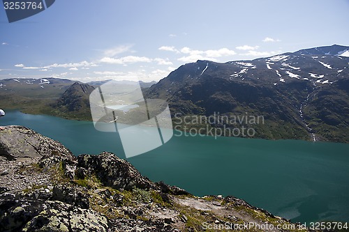 Image of Besseggen Ridge in Jotunheimen National Park, Norway