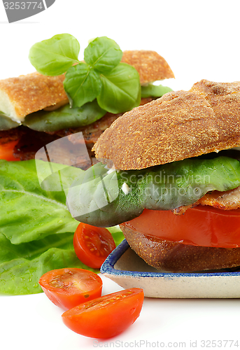 Image of Ciabatta Bacon Sandwiches