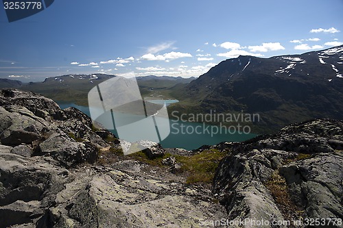 Image of Besseggen Ridge in Jotunheimen National Park, Norway