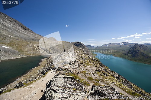 Image of Besseggen Ridge in Jotunheimen National Park, Norway