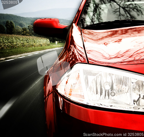 Image of Red car 