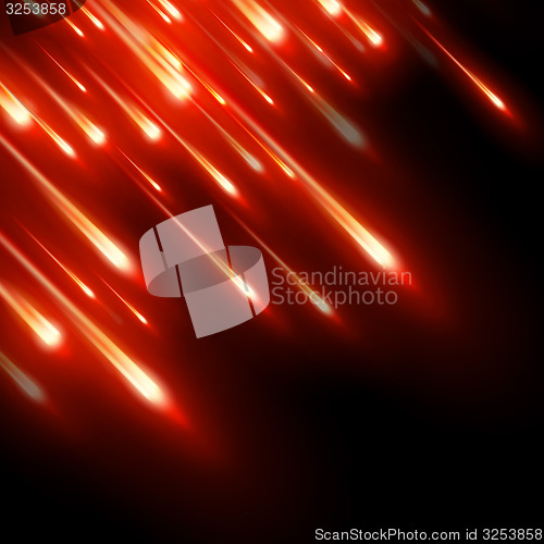 Image of Neon burst Light Rays. EPS 10