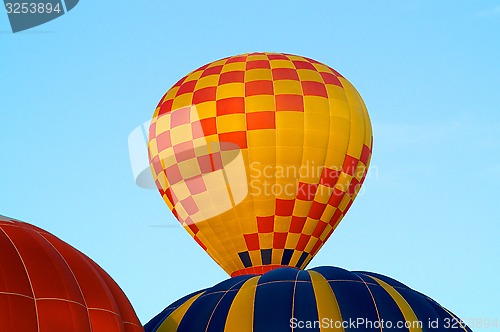 Image of Hot air balloons rising