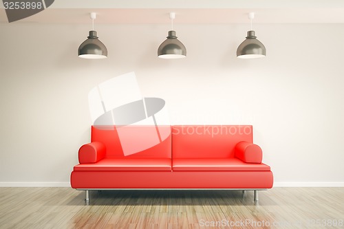 Image of room with sofa